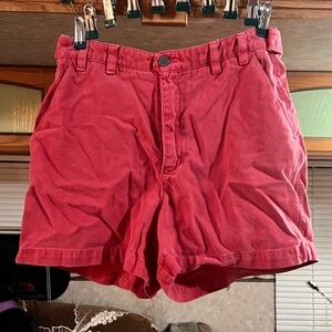 Vintage coral shorts